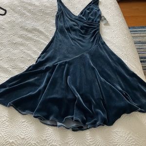 Ralph Lauren Crushed Velvet Cocktail Dress